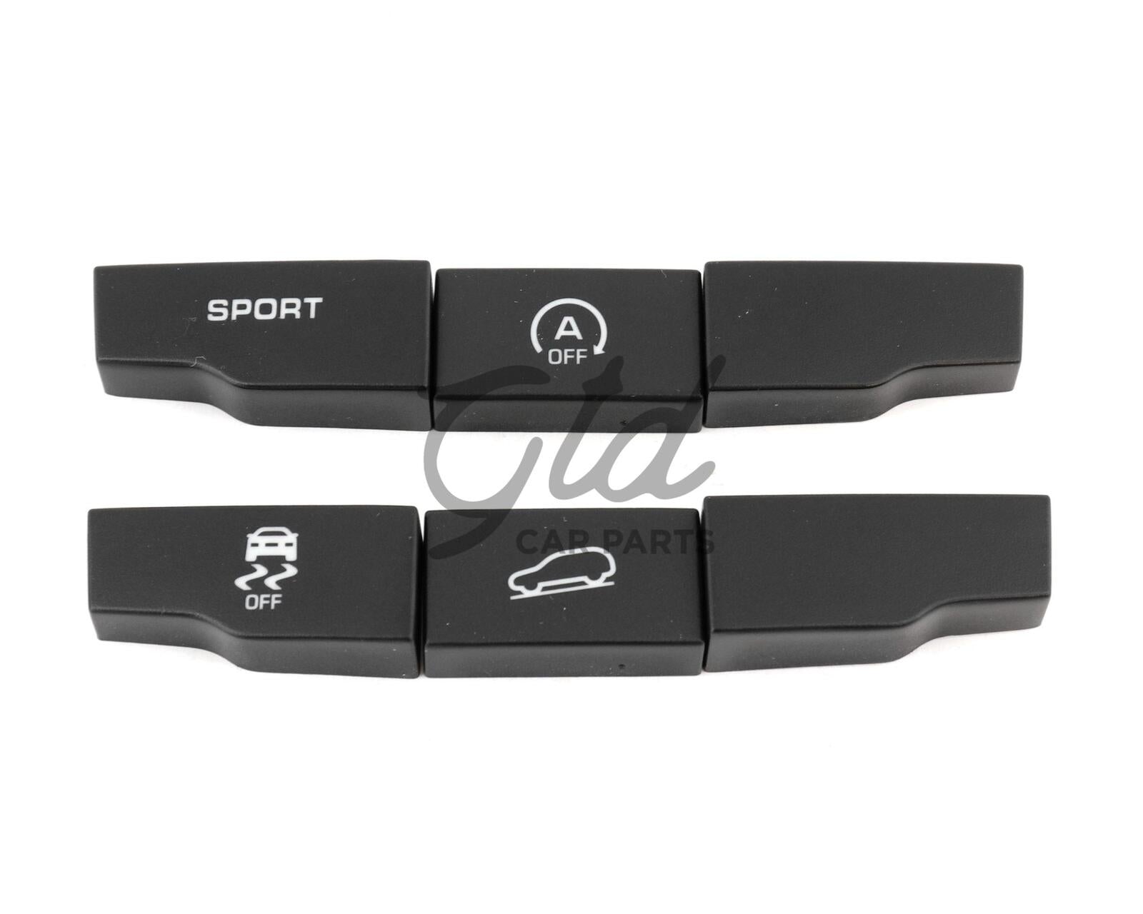 Conjunto de 6 Botões Consola Central Porsche Cayenne 7P5 2010-2018