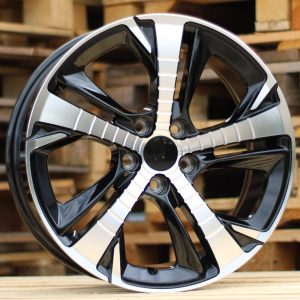 Jante Peugeot 17x7,5 ET44 5x108 - Black Polished