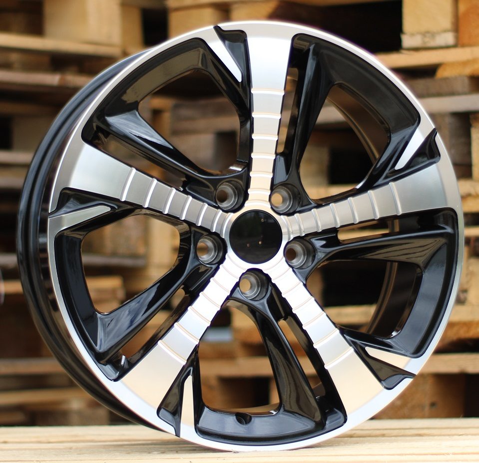 Jante Peugeot 17x7,5 ET44 5x108 - Black Polished