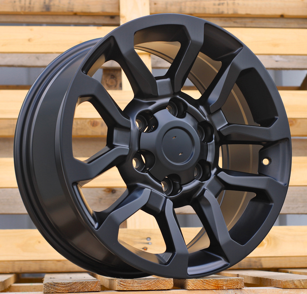 Jante Toyota 17x7,5 ET30 6x139,7 - Black Half Matt