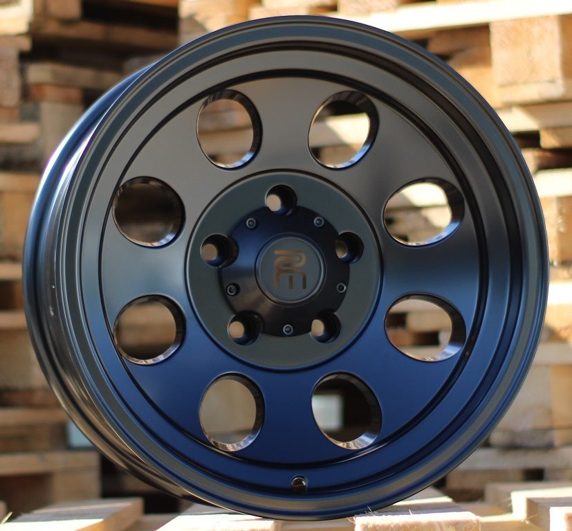 Jante 4X4 16x8 ET-25 5x114,3 - Black Half Matt