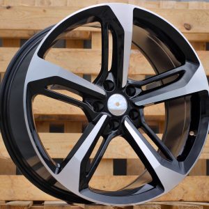 Jante Audi 16x6,5 ET40 5x100 - Black Polished