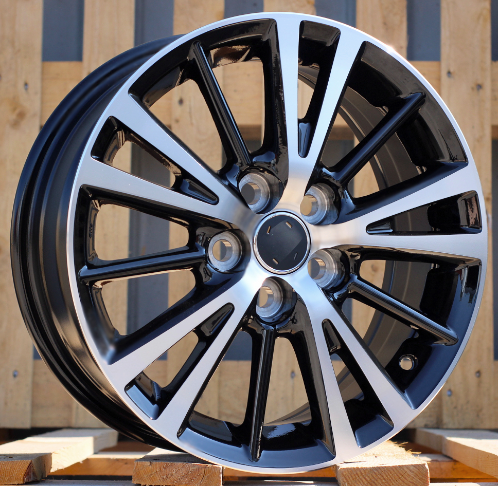 Jante Toyota 15x6 ET39 5x100 - Black Polished