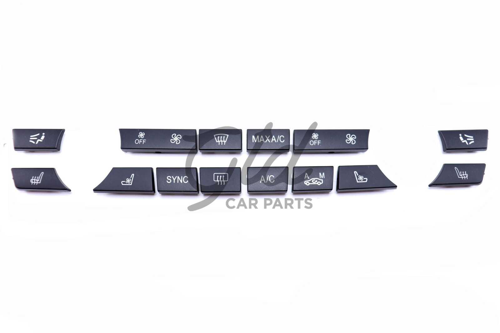 Pack 14 botões Módulo Ar Condicionado BMW Série 5/6/7 X5 X6 F10 F16 2009-2020-D1 - Image 5