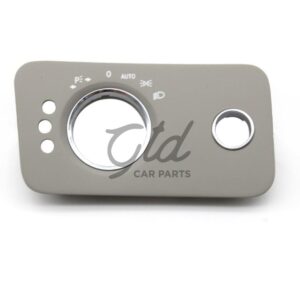 Moldura Comutador de Luzes Cinza Mercedes-Benz W219 CLS 2007-2009