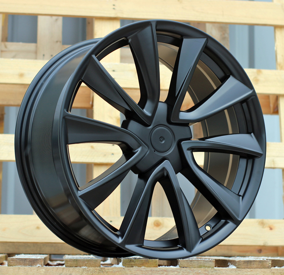 Jante Tesla 19x8,5 ET40 5x114,3 - Black Half Matt