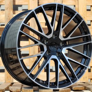Jante Porsche 21x11,5 ET67 5x130 - Black Polished