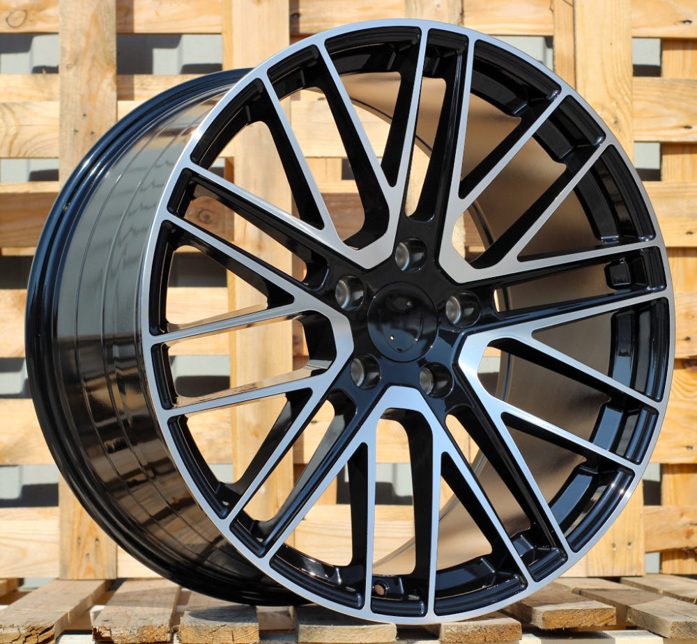 Jante Porsche 21x11,5 ET67 5x130 - Black Polished