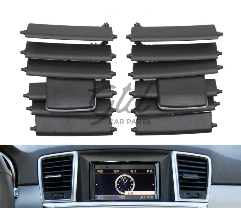 KIT Reparação Grelhas Ventilação Centrais Mercedes-Benz W166 M ML GL 2013-2015-Esquerdo - Image 2
