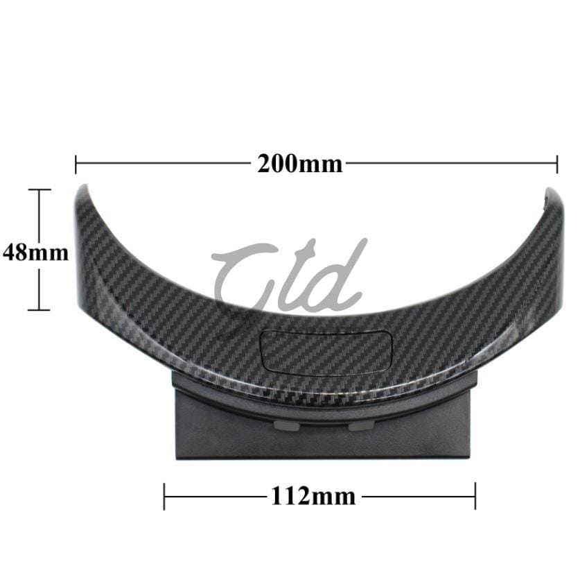 Friso da Consola Efeito Carbono 210mm Mercedes-Benz Classe C GLC W205 X253 2014-2021 - Image 3