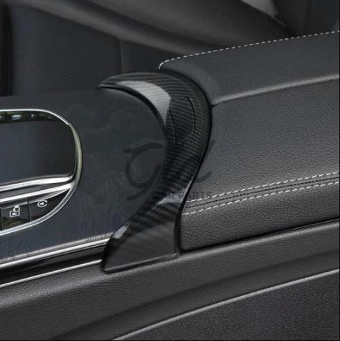Friso da Consola Efeito Carbono 210mm Mercedes-Benz Classe C GLC W205 X253 2014-2021 - Image 2
