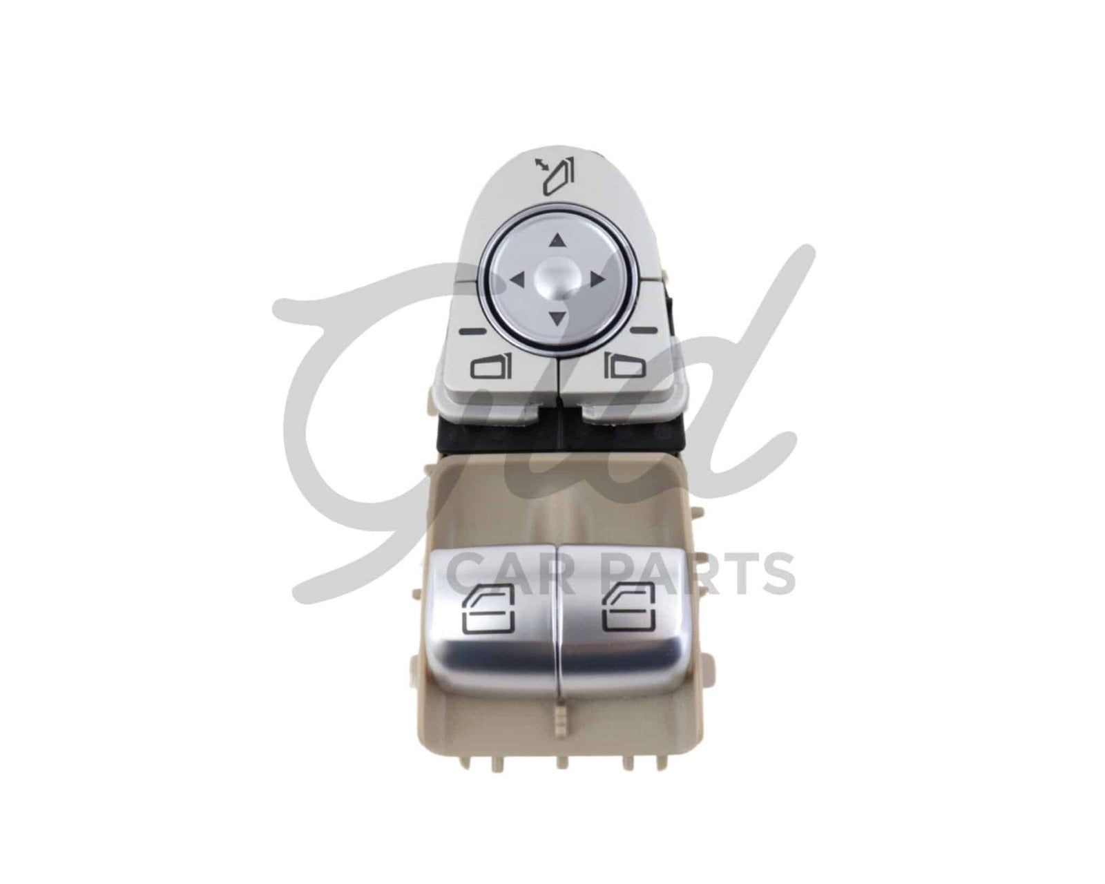 Comutador Vidros Condutor Bege Mercedes-Benz Classe C W205 2015-2021 C/ Esp. Rebatível - Image 3