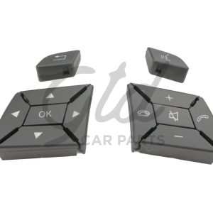 Botões Volante Cinza Escuro Mercedes-Benz Classe ML GL Classe G W166 W463 2011-2018 Versão 1