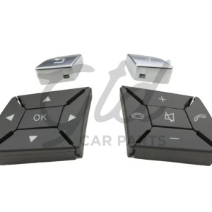 Botões Volante Cinza Escuro Mercedes-Benz Classe ML GL Classe G W166 W463 2011-2018 Versão 2