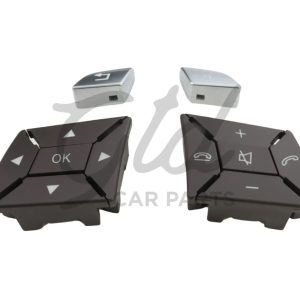 Botões Volante Moka Mercedes-Benz Classe C E GLK CLA GLA B CLS SLK SLC W204 W207 W212 W117 W246 W172