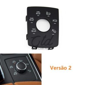 Moldura Modos de Condução Preta Mercedes-Benz ML GL GLS GLE W166 W292 2012-2019 Versão 2