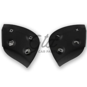 Botões Volante Pretos Mercedes-Benz Classe C W203 2001-2007