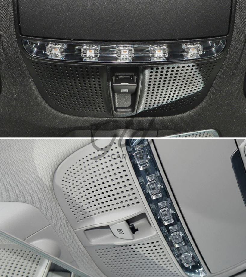 Botão Teto de Abrir Branco Creme Mercedes-Benz Classe C S GLC W205 W213 W222 W253 2014-2022 - Image 3