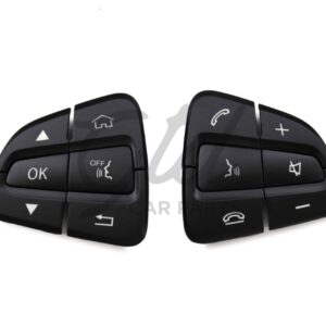 Botões Volante Preto Mercedes-Benz Class C E S GLC W205 W253 2015-2021