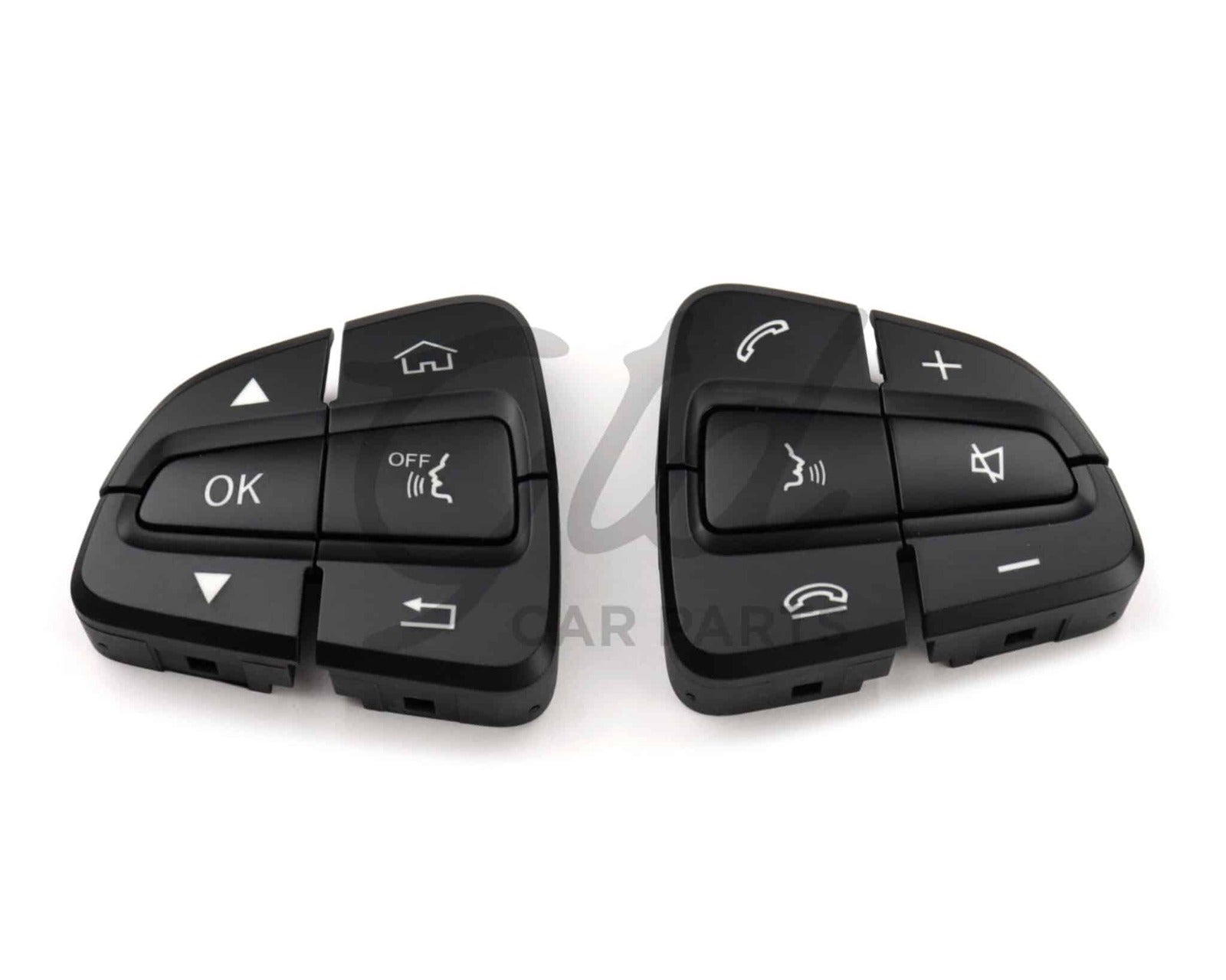 Botões Volante Preto Mercedes-Benz Class C E S GLC W205 W253 2015-2021 - Image 4