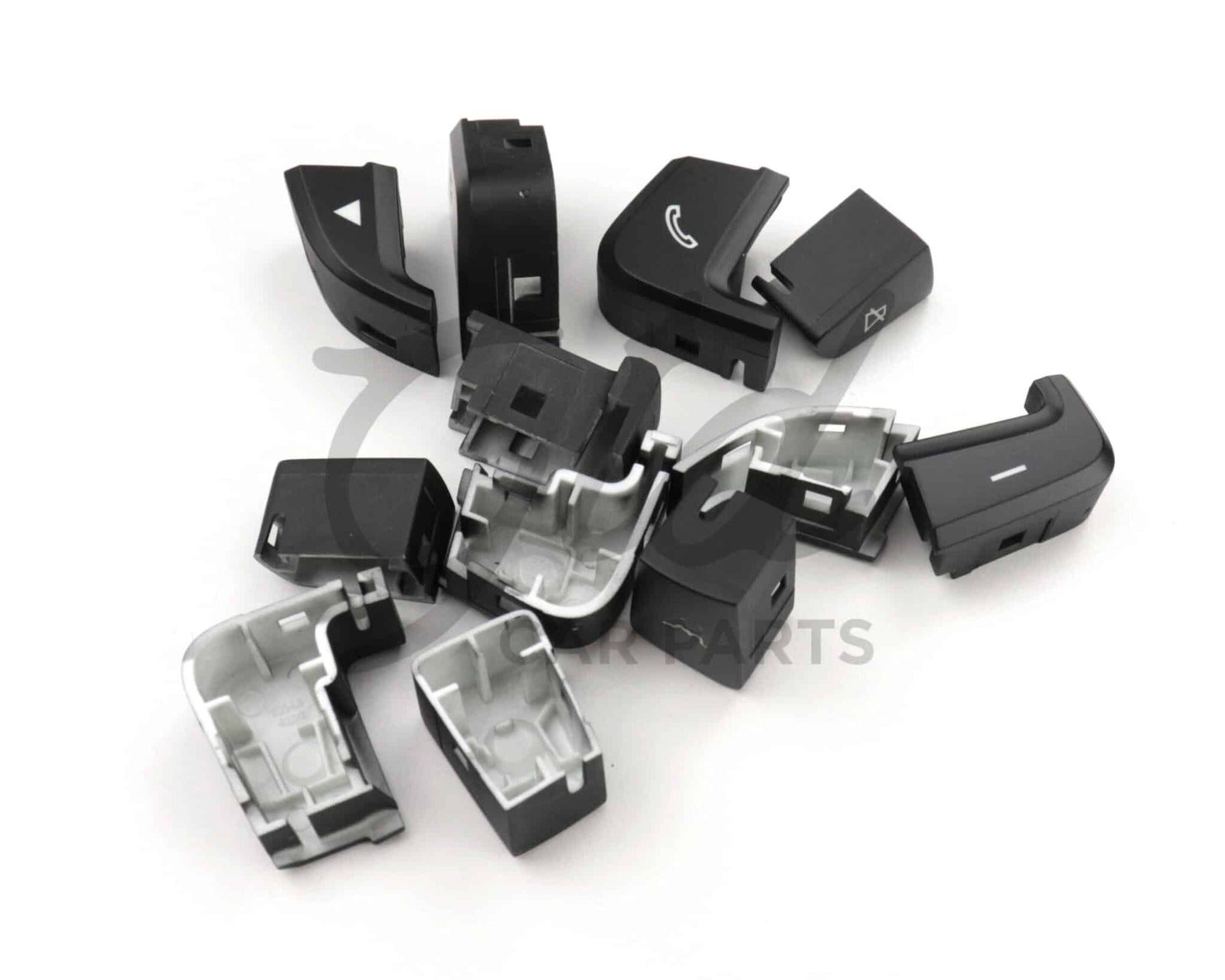 Botões Volante Preto Mercedes-Benz Class C E S GLC W205 W253 2015-2021 - Image 5