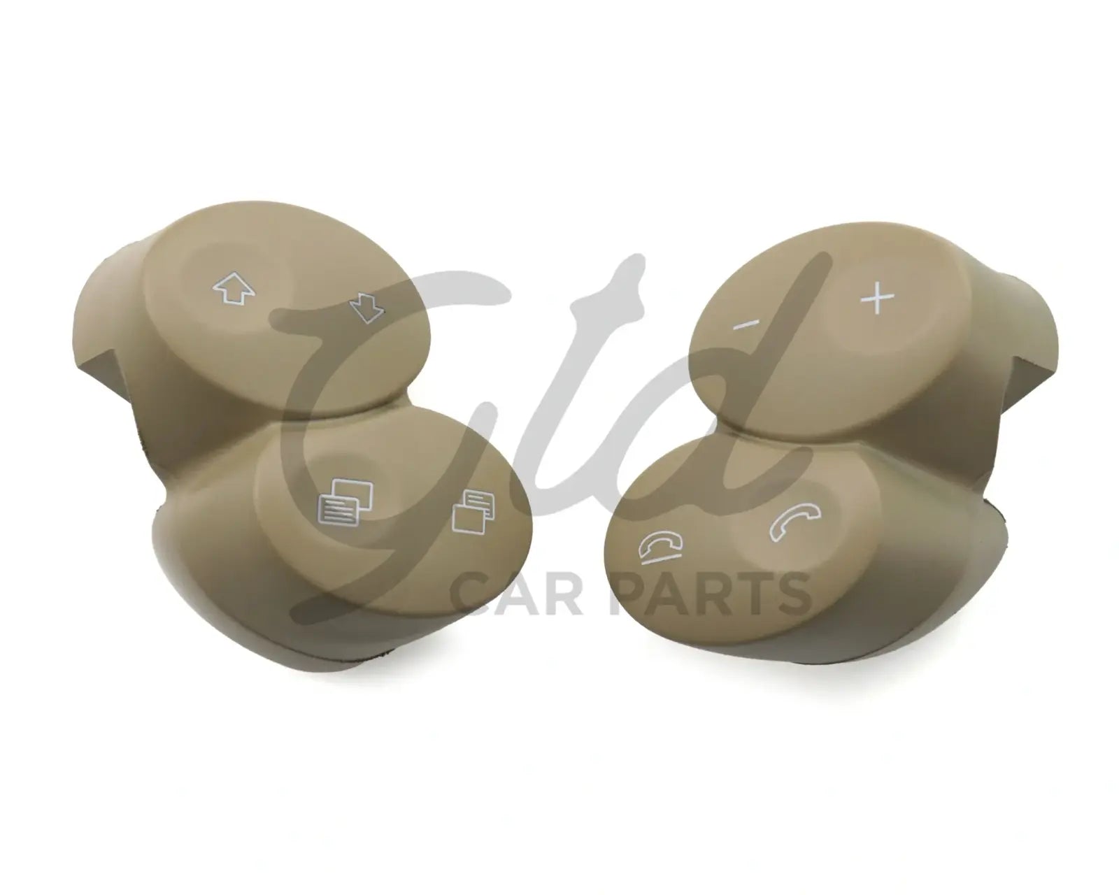 Botões Volante Bege Mercedes-Benz Class C CLS CLK W211 W219 W209 2001-2011 - Image 2