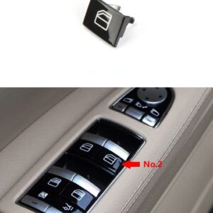 Botões P/ Comutador de Vidros Condutor Mercedes-Benz Classe S W221 2009-2013-Direito (Passageiro)