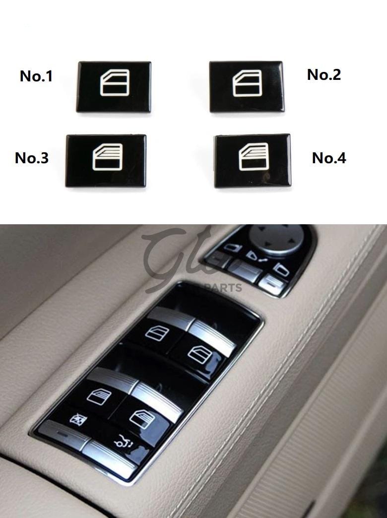 Botões P/ Comutador de Vidros Passageiros Traseiros Mercedes-Benz Classe S W221 2009-2013-Teto Abrir - Image 10