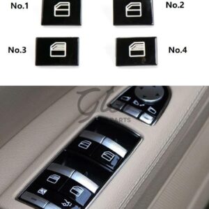 Botões P/ Comutador de Vidros Passageiros Traseiros Mercedes-Benz Classe S W221 2009-2013-Todos