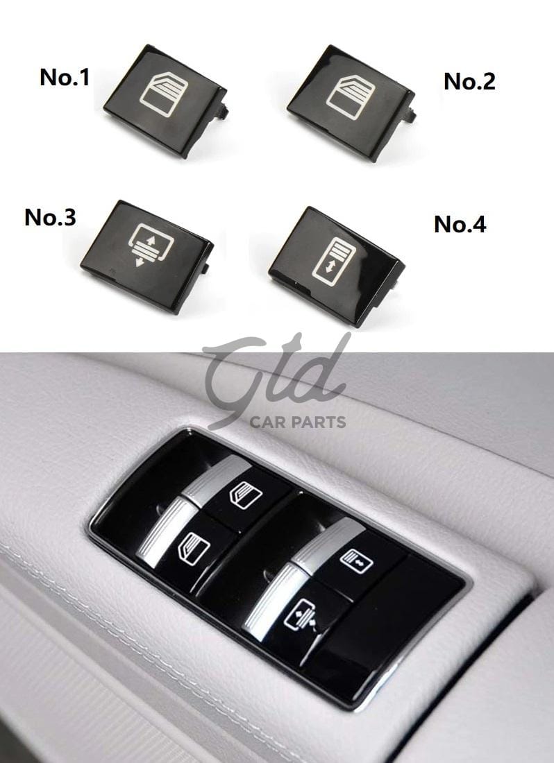 Botões P/ Comutador de Vidros Passageiros Traseiros Mercedes-Benz Classe S W221 2009-2013-Teto Abrir - Image 2