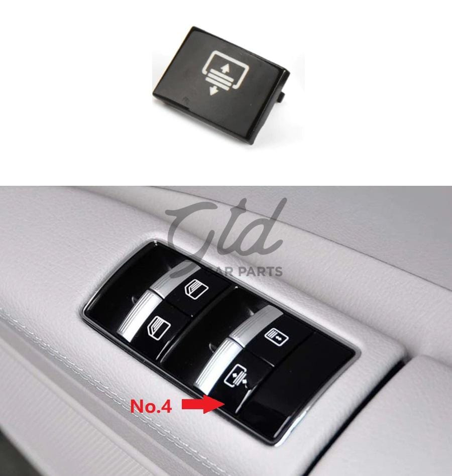 Botões P/ Comutador de Vidros Passageiros Traseiros Mercedes-Benz Classe S W221 2009-2013-Esquerdo (Traseiro) - Image 12