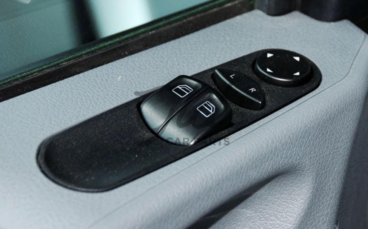 Comutador Vidros Condutor Preto Mercedes-Benz Vito Viano W649 W636 2010-2015 S/ Esp Rebatível - Image 2