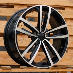 Jante Volkswagen 17x7 ET45 5x112 - Black Polished