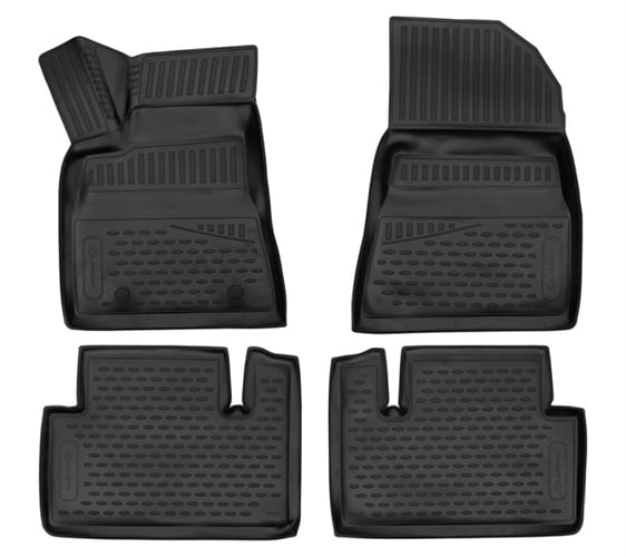 Tapetes Interiores Completos em Borracha Tesla Modelo 3 2019-> - Image 3