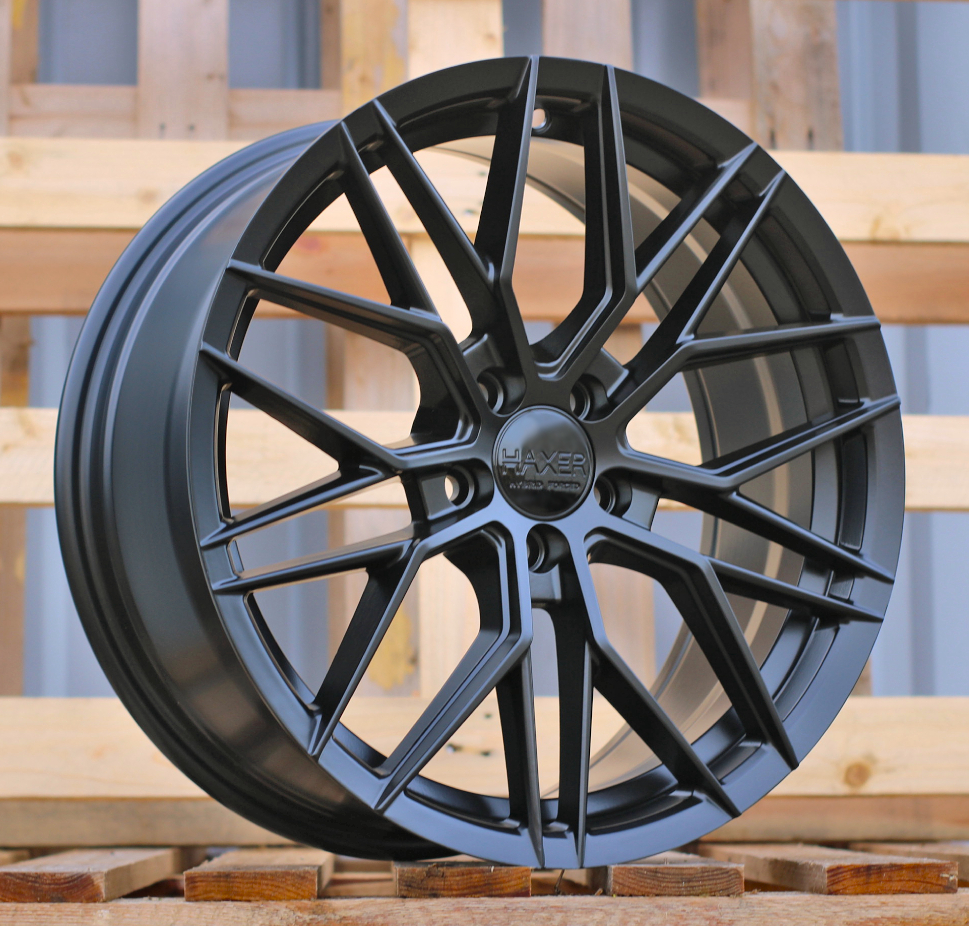 Jante HAXER 17x7,5 ET40 5x100 - Black Half Matt