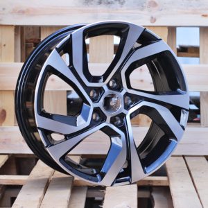 Jante Renault 17x7,5 ET40 5x114,3 - Black Polished