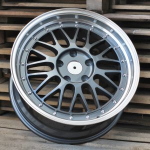 Jante RACIN 17x7,5 ET34 5x120 - Gun Metal+Polished Lip