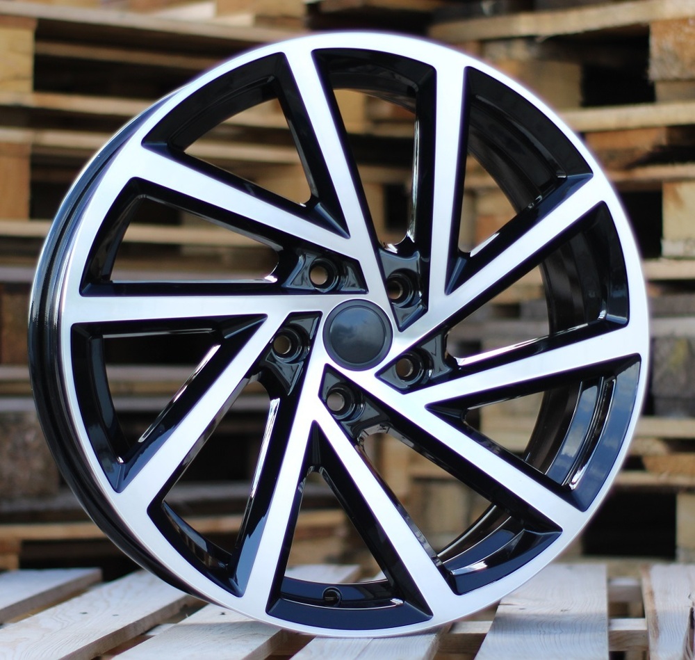 Jante Volkswagen 16x6,5 ET45 5x112 - Black Polished