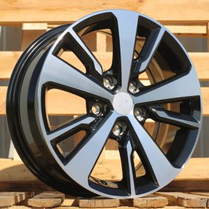Jante Nissan 16x6,5 ET40 5x114,3 - Black Polished