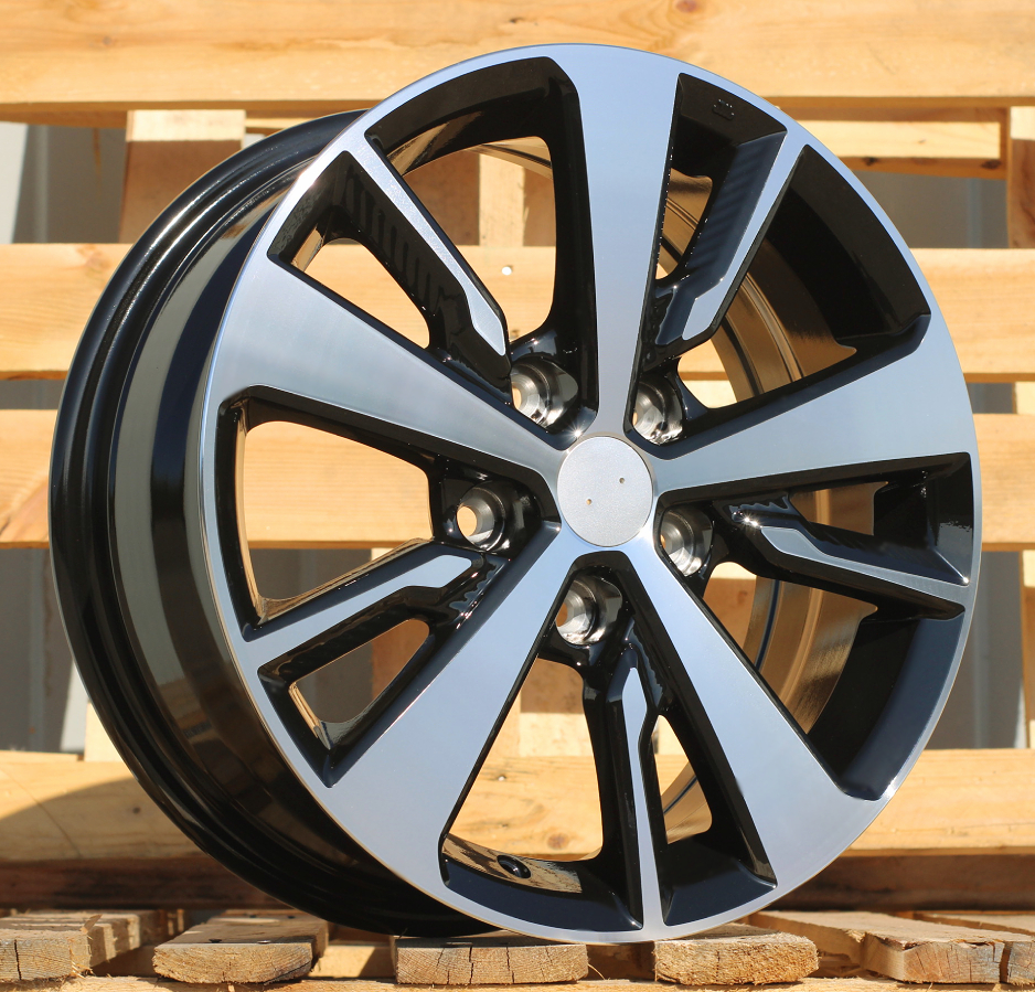 Jante Nissan 16x6,5 ET40 5x114,3 - Black Polished