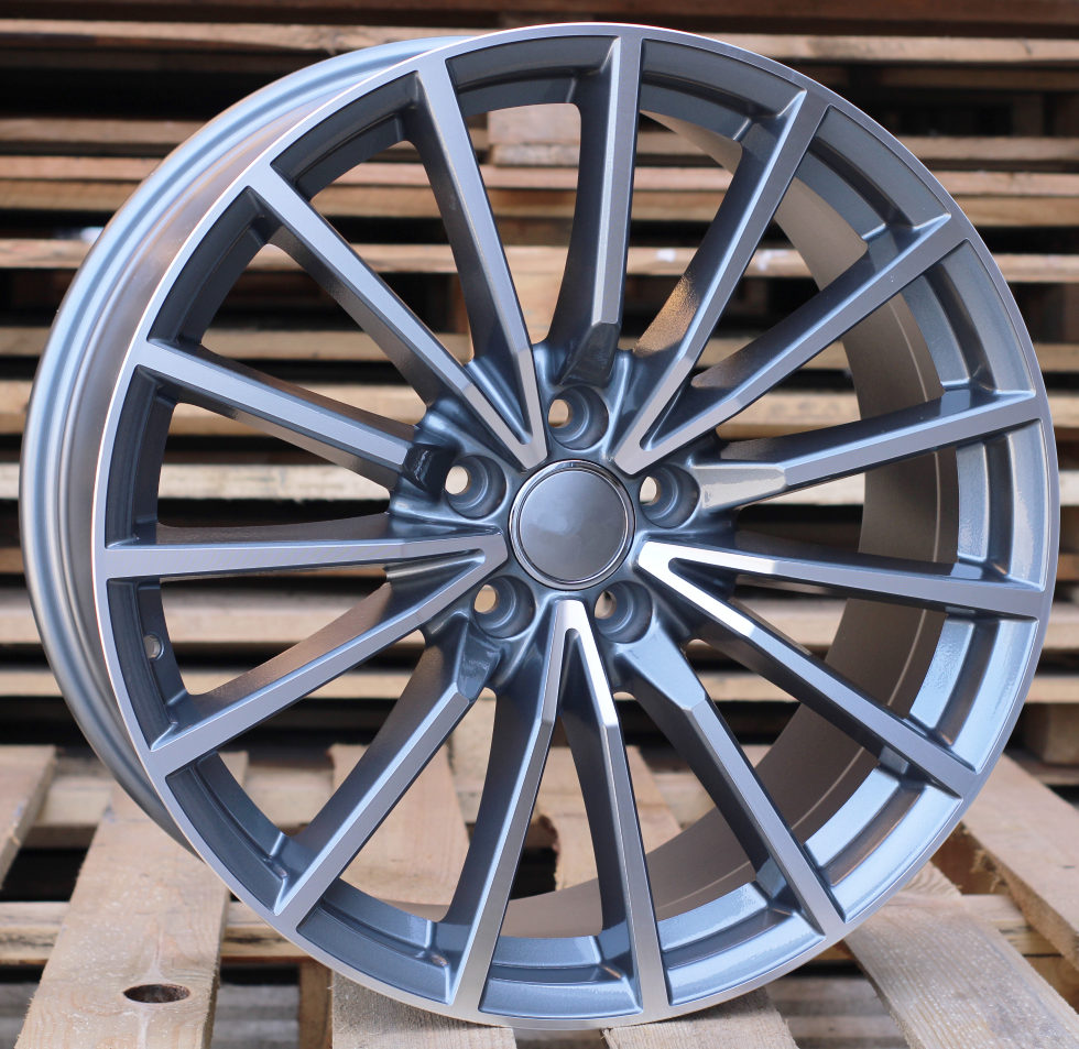 Jante Audi 17x7,5 ET35 5x112 - Grey Polished+Powder Coating