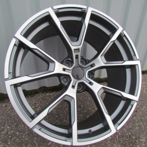 Jante BMW 19x9 ET38 5x120 - Grey Polished Half Matt