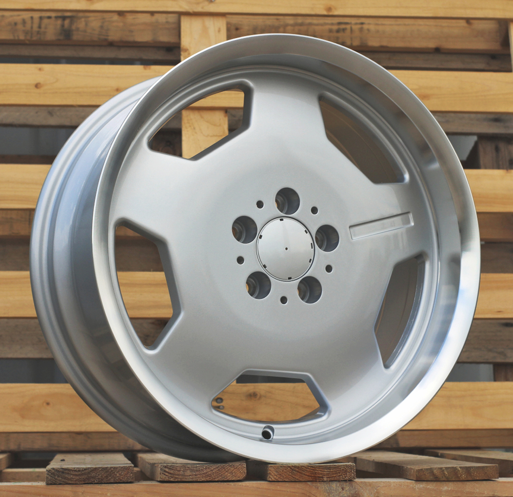 Jante Mercedes 18x9 ET30 5x112 - Silver+Polished Lip