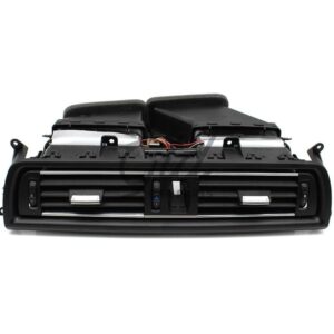 Ventilação Central Preta C/ Cromado BMW Série 5 F10 F11 F18 2010-2017