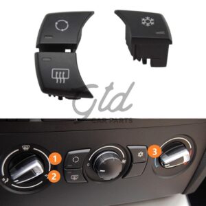 Pack 3 Botões Módulo Ar Condicionado  BMW Série 1 3 X1 E82 E90 E84 2005-2015