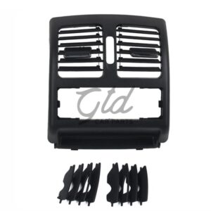 Ventilação Central Traseira Preta Mercedes-Benz Classe C E W204 W207 2007-2016 Versão 2