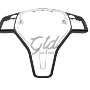 Moldura 25mm Volante Preto/Cromada Mercedes-Benz AMG Classe A B C E CLA GLA CLS W176 W246 W204 W212 2011-2019