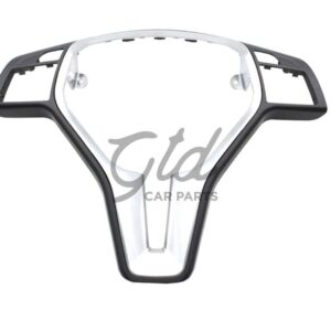 Moldura 25mm Volante Cinza Escuro / Cromada Mercedes-Benz AMG Classe A B C E CLA GLA CLS W176 W246 W204 W212 2011-2019