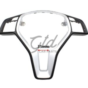 Alternative view of Moldura 25mm Volante Cinza Escuro / Cromada Mercedes-Benz AMG Classe A B C E CLA GLA CLS W176 W246 W204 W212 2011-2019