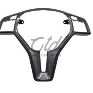 Moldura 25mm Volante Preto / Carbono Mercedes-Benz AMG Classe A B C E CLA GLA CLS W176 W246 W204 W212 2011-2019